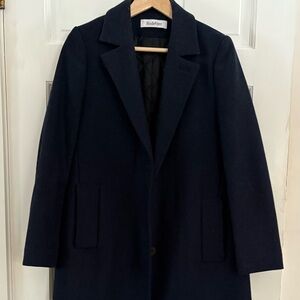 Rodebjer Navy Women's Wool Coat